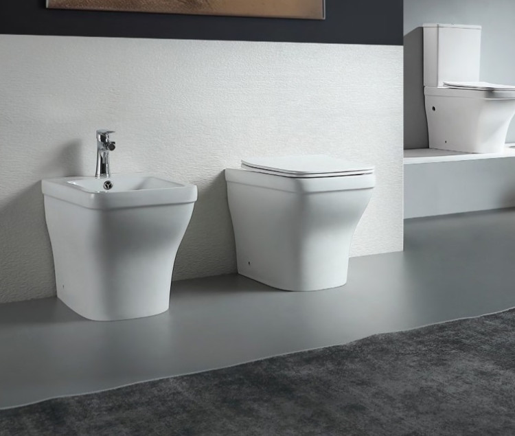 Биде напольное Aquatek АМАДЕО AQ1264-00, 560*365*400 мм, цвет белый