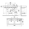 Раковина Laufen Pro A 130 8.1496.7 двойная