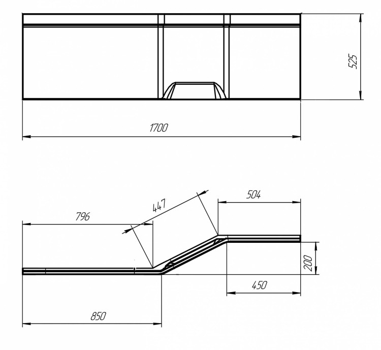 Фронтальная Панель 1Marka Convey 170 L