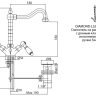 Смеситель для раковины Cezares DIAMOND-LS2-01-Sw