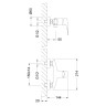 Смеситель Lemark Linara LM0403C для душа