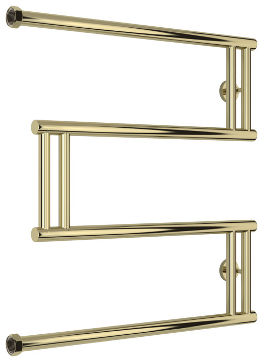 Полотенцесушитель водяной Сунержа High-Tech model &quot;M+&quot; 600х600 Шампань