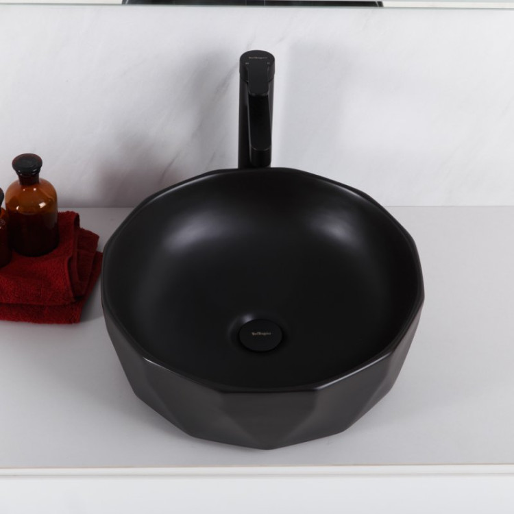 Раковина накладная керамическая BelBagno BB1409H301