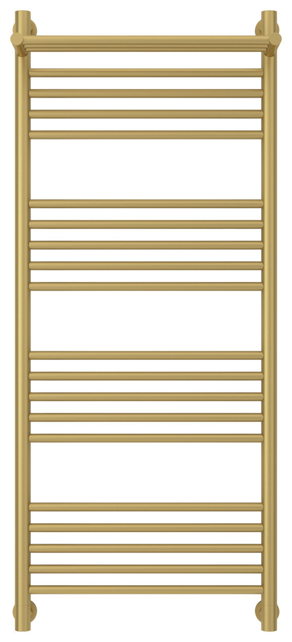 Полотенцесушитель водяной Сунержа Богема с полкой+ 1200х500 Матовое золото