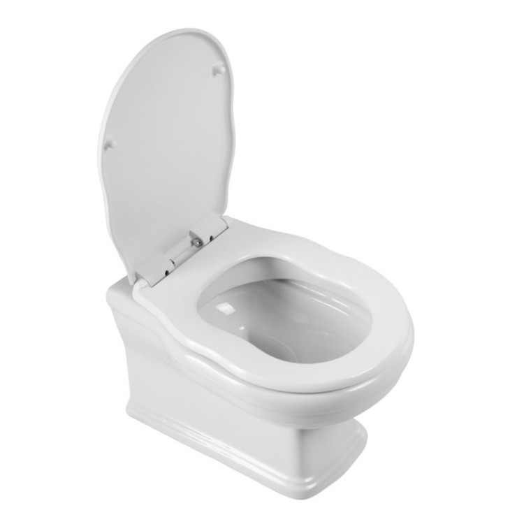 Унитаз подвесной безободковый, P-trap BelBagno BB115CH