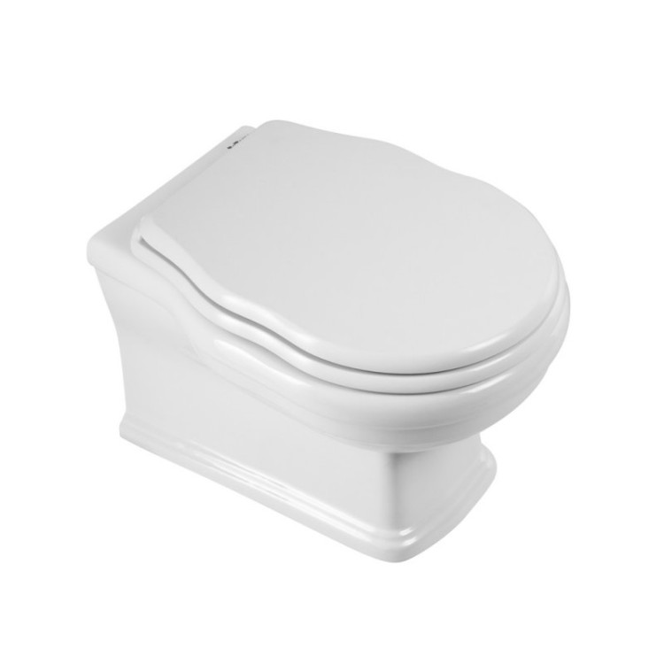 Унитаз подвесной безободковый, P-trap BelBagno BB115CH