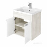 Тумба под раковину Aquaton Флай 60 белый, дуб крафт 1A237301FAX10