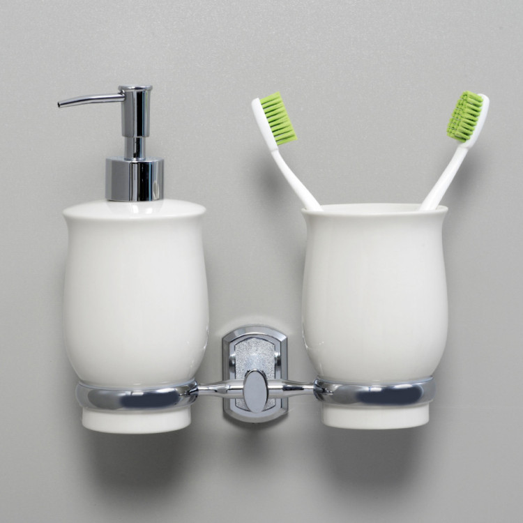 WasserKRAFT K-24189 Держатель стакана и дозатора