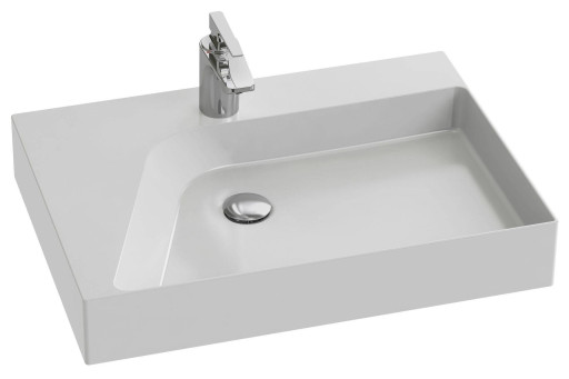 Раковина-столешница 65 см, правосторонняя Jacob Delafon RYTHMIK PUREEVO112-00