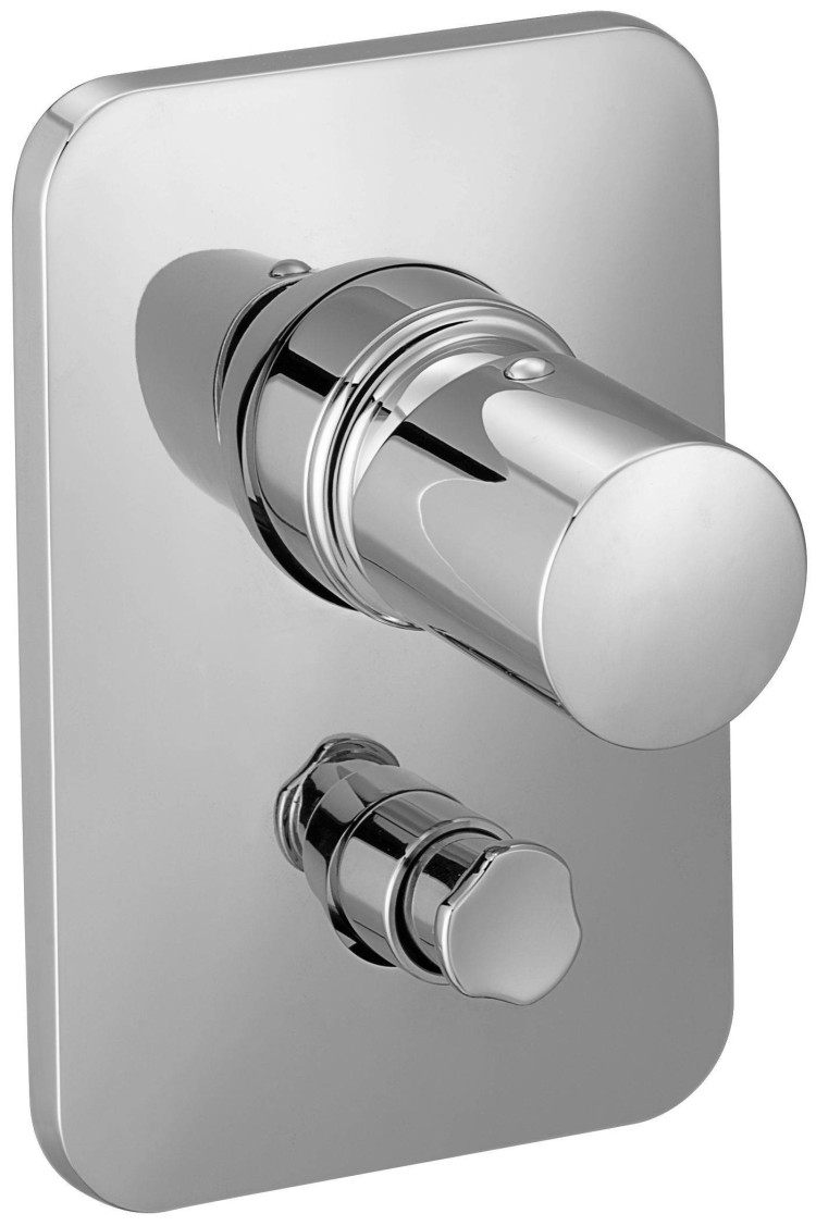 Встраиваемый смеситель с переключателем на 2 выхода, лицевая панель Toobi Jacob Delafon TOOBI E98719-CP