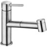 Смеситель для кухни Kludi Steel 44851F860 с выдвижным изливом
