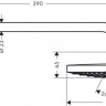 Верхний душ Hansgrohe Raindance Select S 24 26466000