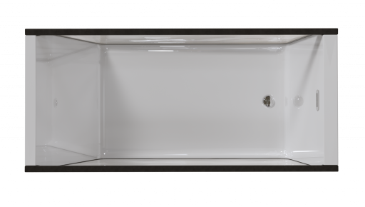 Ванна отдельностоящая 1Marka NEO 170*75 2 стекла (матовое серое)