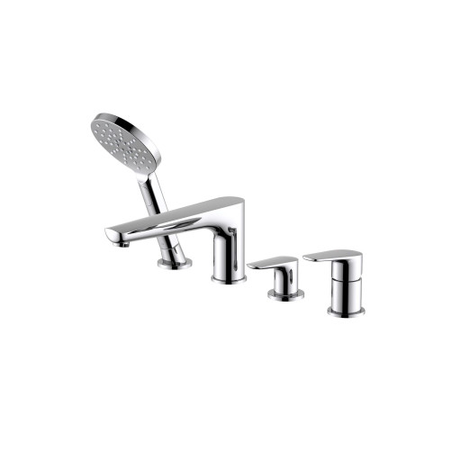 Смеситель на борт ванны на 4 отв. Aquatek AQ1148CR БЕТТА