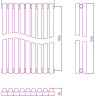 Отопительный радиатор Сунержа Эстет-11 1200х405 9 секций Без покрытия
