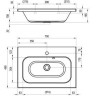 Умывальник Ravak Chrome 700