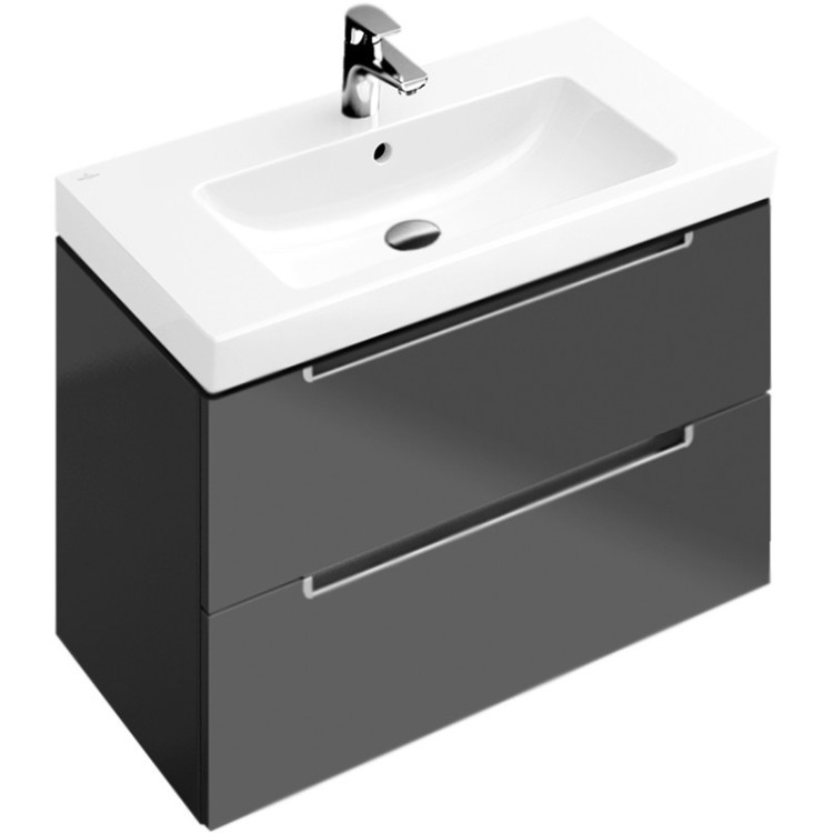 Тумба под раковину Villeroy&Boch Subway 2.0 80x42 подвесная
