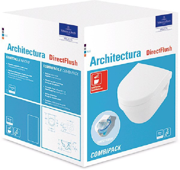 Унитаз Villeroy&Boch Architectura Plus 4687HR01 подвесной