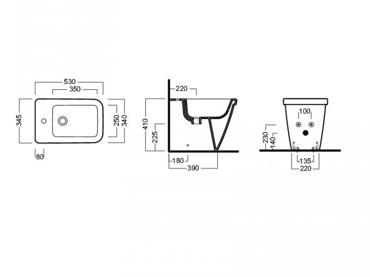 Биде Hatria Erika Pro Q YXHU
