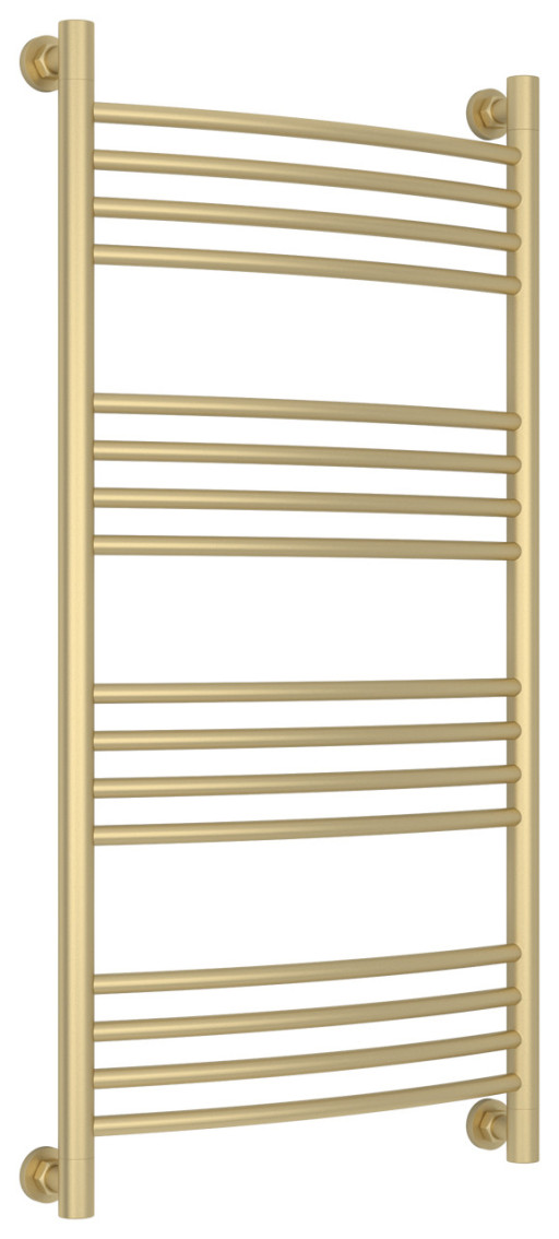 Полотенцесушитель водяной Сунержа Богема+ выгнутая 1000х500 Матовая шампань