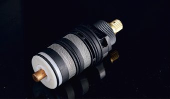 Душевая стойка с термостатическим смесителем для ванны, с верхним и ручным душем BelBagno NOV-VSC-T-IN