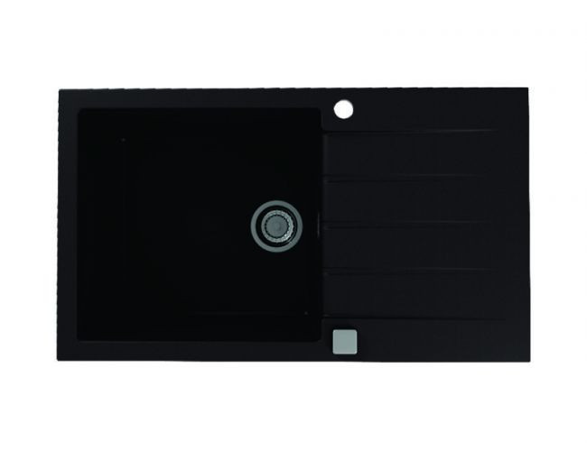 Мойка ALVEUS GRANITAL CADIT 40 CARBON - G91 860 X 500 1X в комплекте с сифоном 1132823,
