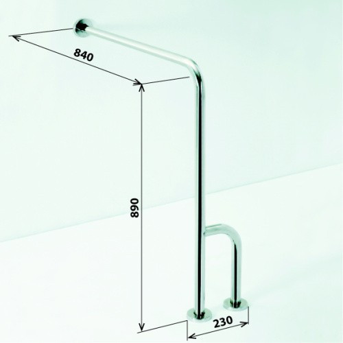 Поручень для ванной Bemeta Help 301122144