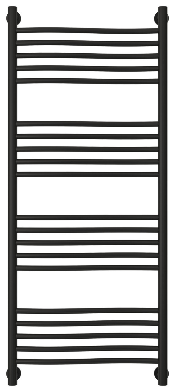 Полотенцесушитель водяной Сунержа Флюид+ 1200х500 Матовый чёрный