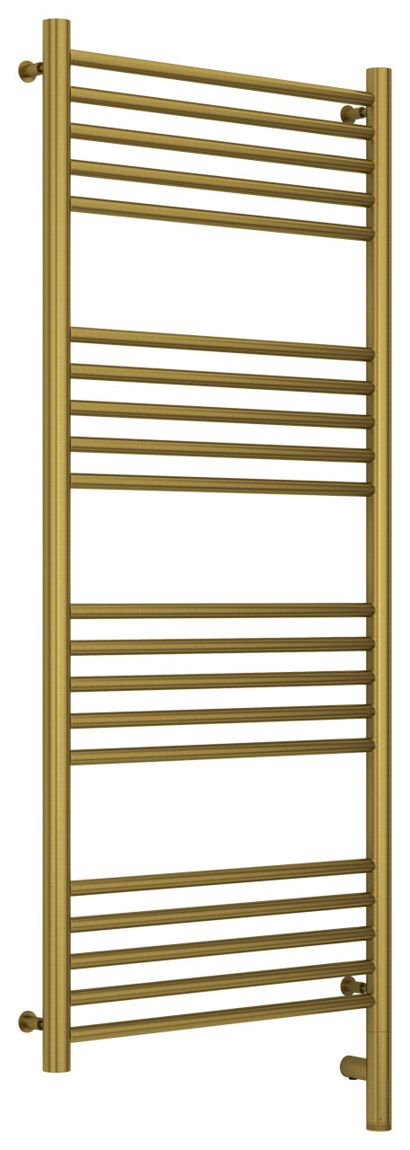 Полотенцесушитель электрический Сунержа Богема 3.0 прямая 1200х500 МЭМ правый Состаренная латунь