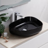 Раковина керамическая накладная BelBagno BB1435-NERO