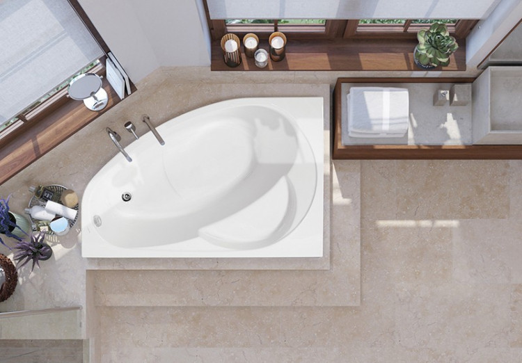 Акриловая ванна Vagnerplast Flora 150x100