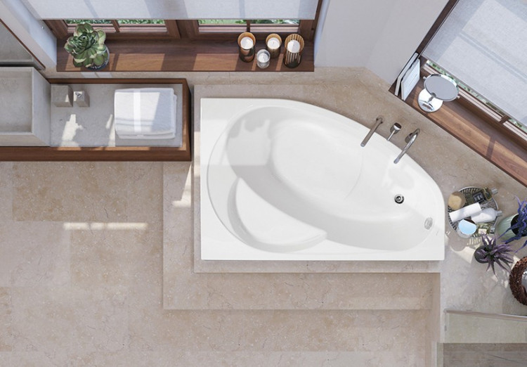 Акриловая ванна Vagnerplast Flora 150x100