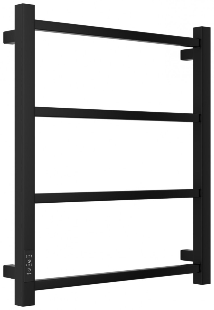 Полотенцесушитель электрический Стилье Формат 26 600х500 левый Матовый чёрный