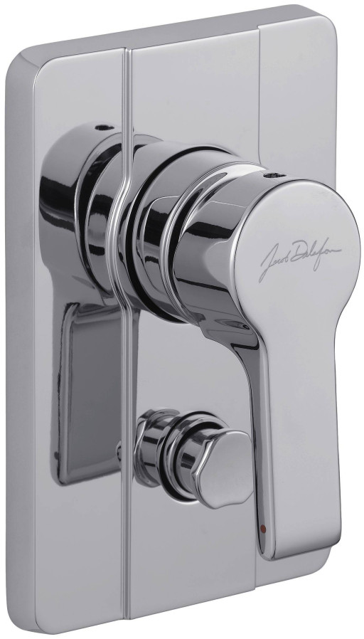 Встраиваемый смеситель с переключателем на 2 выхода, лицевая панель Singulier Jacob Delafon SINGULIER E98720-CP