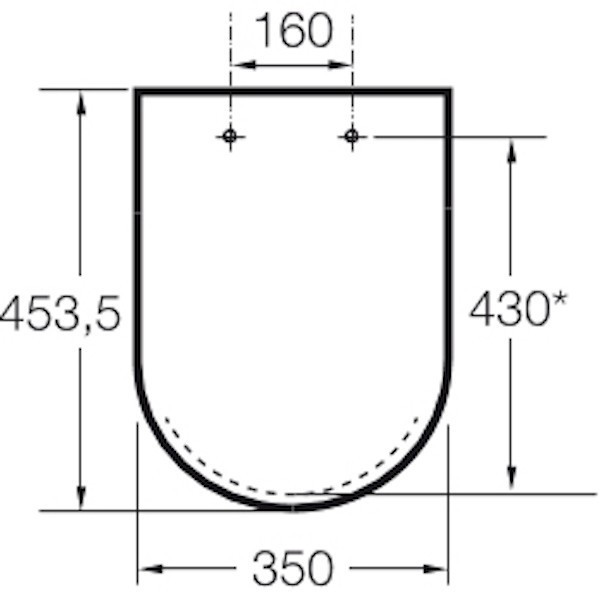 Крышка-сиденье для унитаза Roca The Gap 801470004