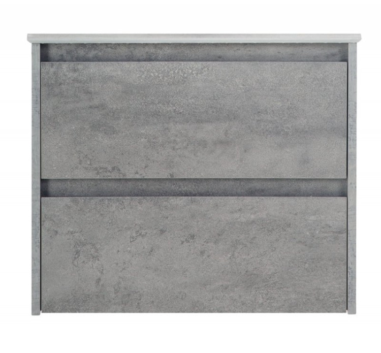 База под раковину подвесная с двумя выкатными ящиками, 600x460x500 BelBagno KRAFT-600-2C-SO-BL