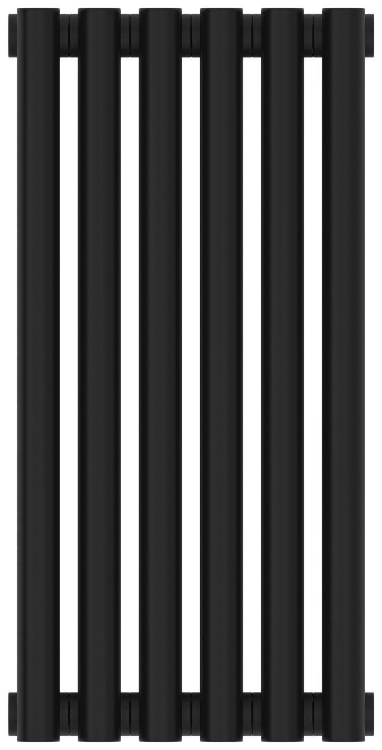 Отопительный радиатор Сунержа Эстет-00 500х270 6 секций Матовый чёрный