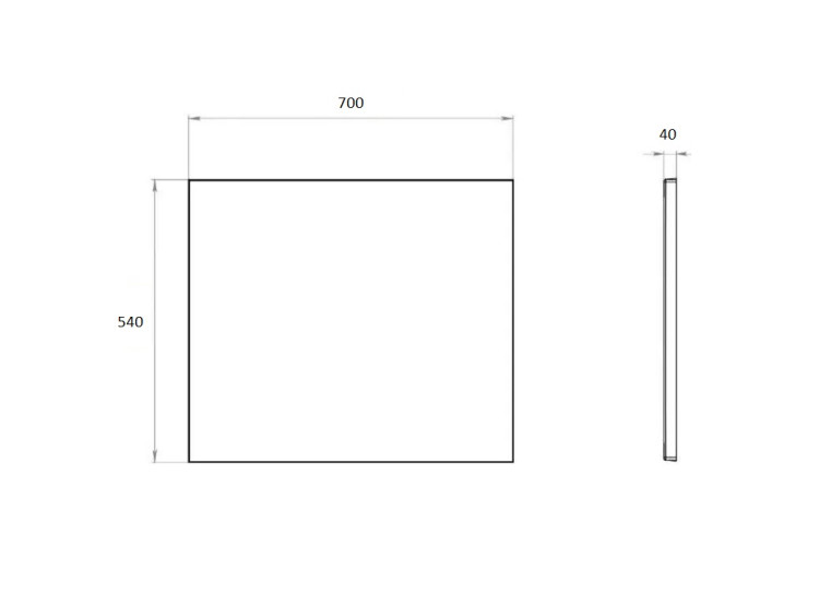 Экран боковой Aquatek EKR-B0000061