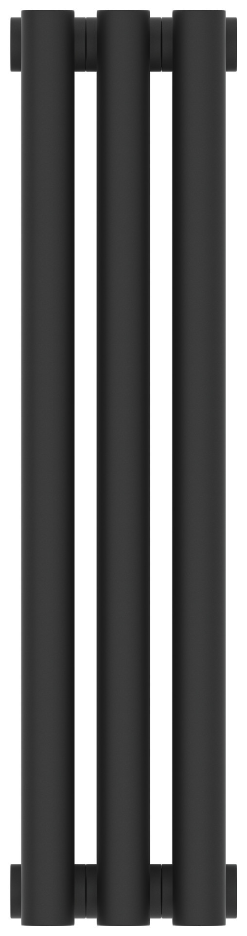 Отопительный радиатор Сунержа Эстет-1 500х135 3 секции Тёмный титан муар