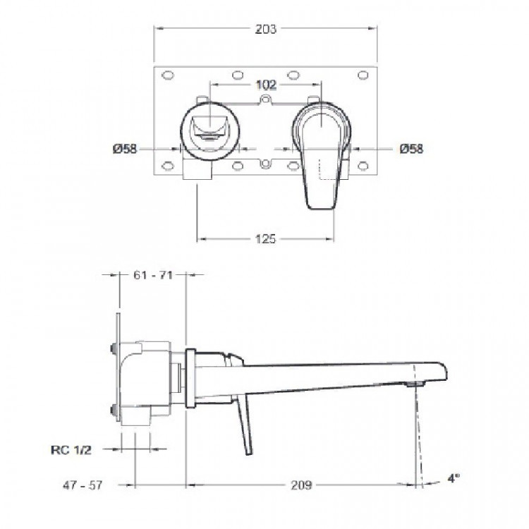 Смеситель для раковины Jacob Delafon Avid E97358-CP