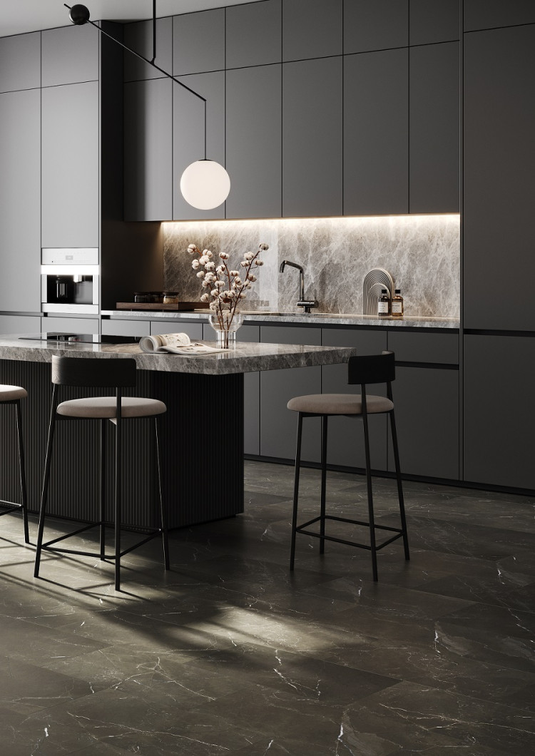 Кварцевый ламинат Fargo Stone Имперадор Дарк 64S451