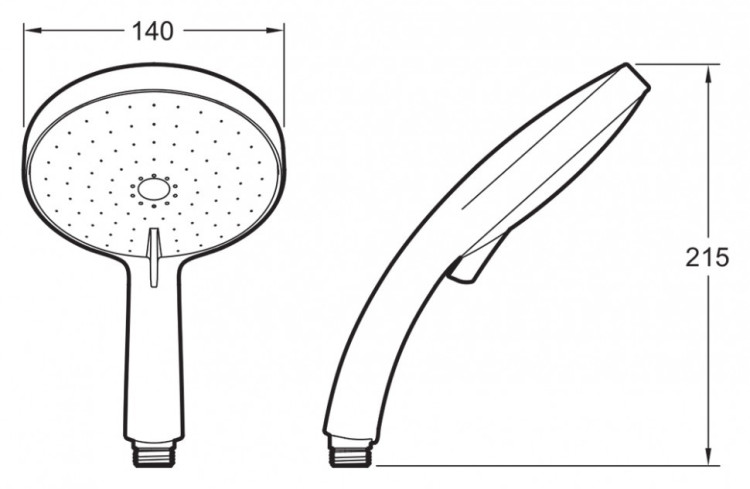 Ручной душ Jacob Delafon Citrus E12978-CP