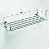 Полка для полотенец Bemeta Omega 104105072