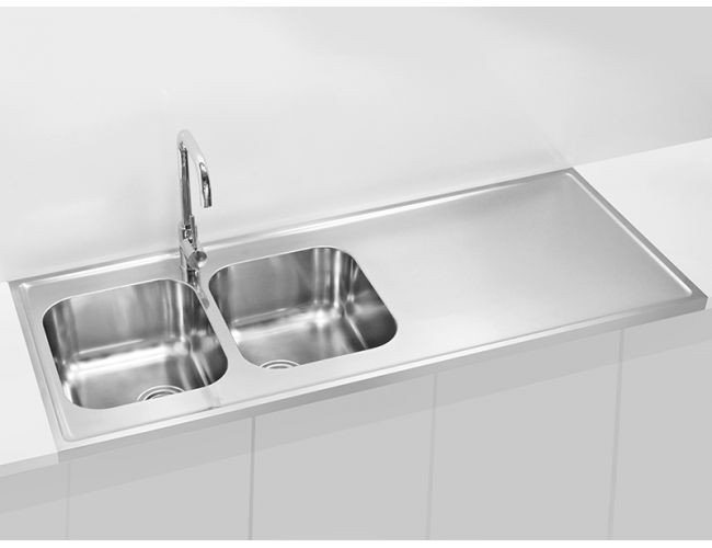 Мойка CLASSIC PRO 110 SAT-1400X600 в комплекте с сифоном 1130555,