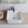 Раковина накладная керамическая квадратная BelBagno BB1407