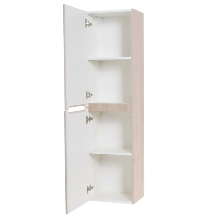 Шкаф подвесной, с двумя распашными дверцами с доводчиками, две полки внутри, левосторонний BelBagno ETNA-1500-2A-SC-RN-P-L