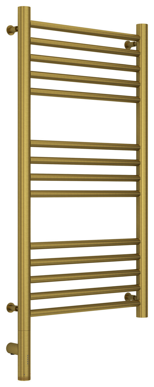 Полотенцесушитель электрический Сунержа Богема 3.0 прямая 800х400 МЭМ левый Состаренная латунь