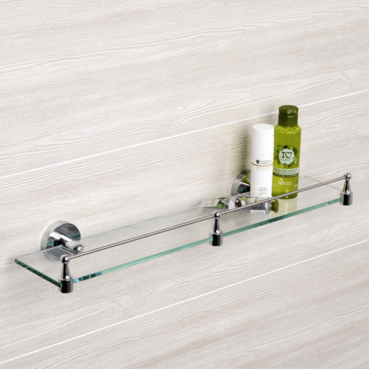 WasserKRAFT Rhein K-6244 Полка стеклянная с бортиком