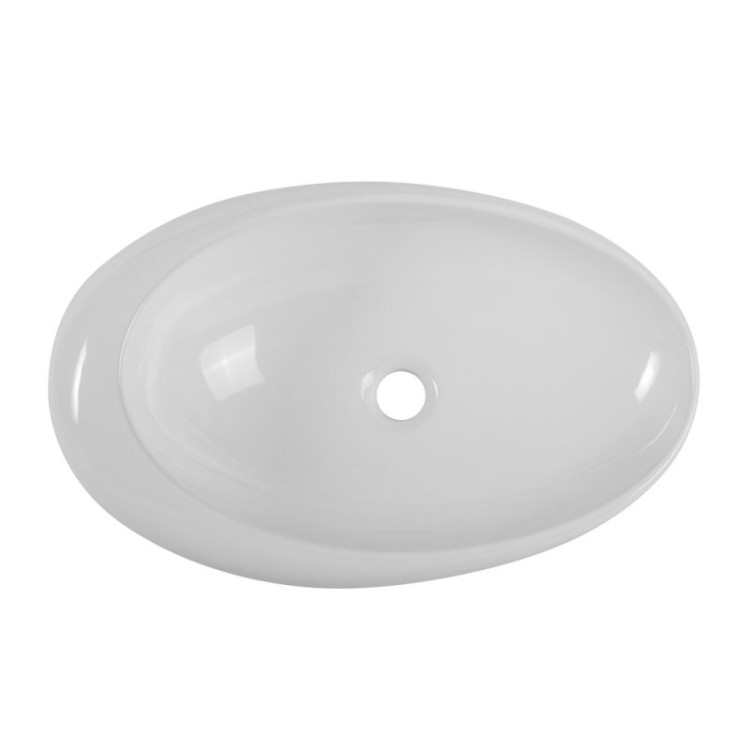 Раковина керамическая накладная, овальная BelBagno BB1396