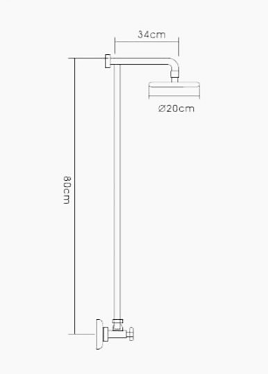 Душевая система Frap F2308